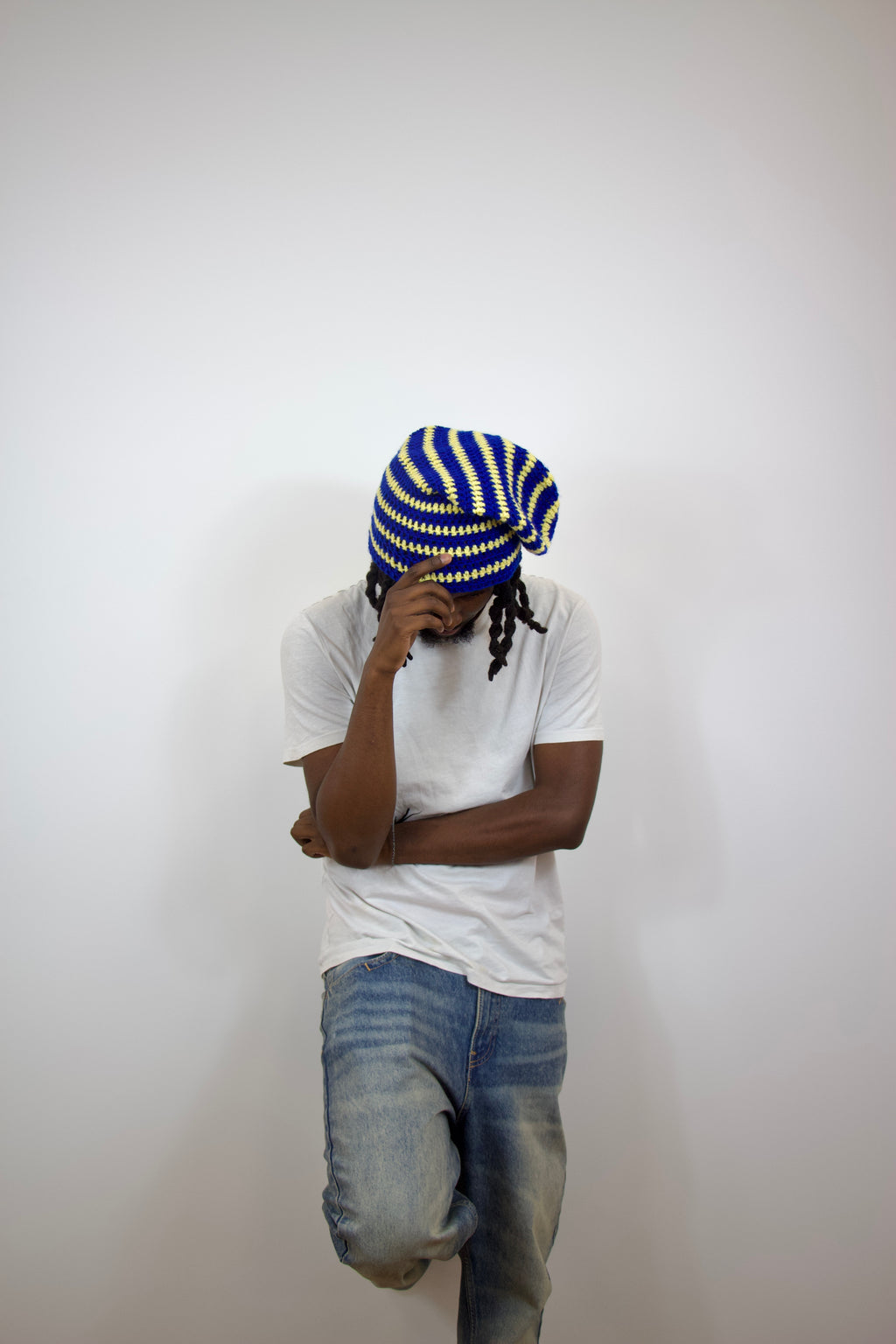 YELLOW FONT BEANIE